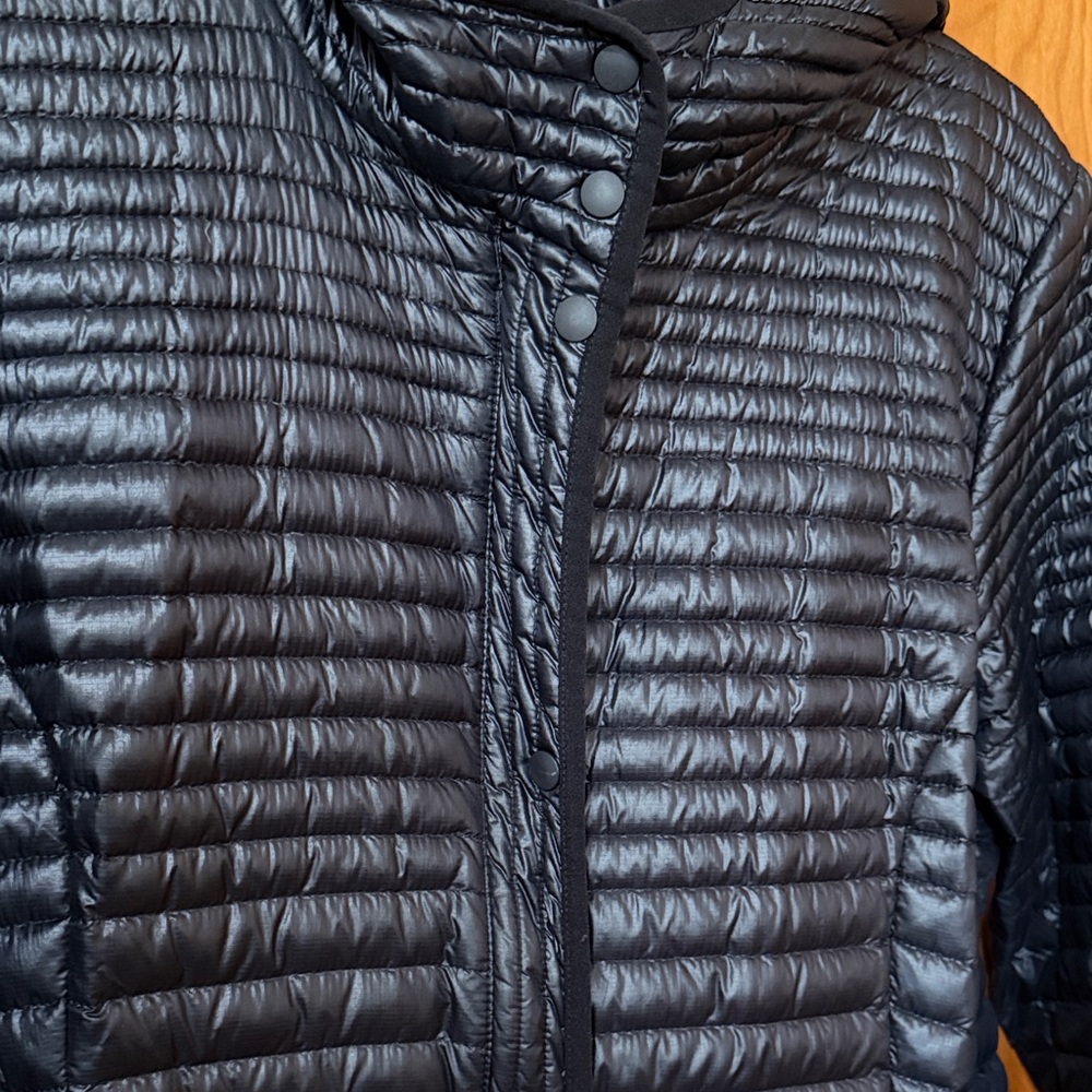 Patagonia lightweight Fiona down black parka size xl - Picture 2 of 5